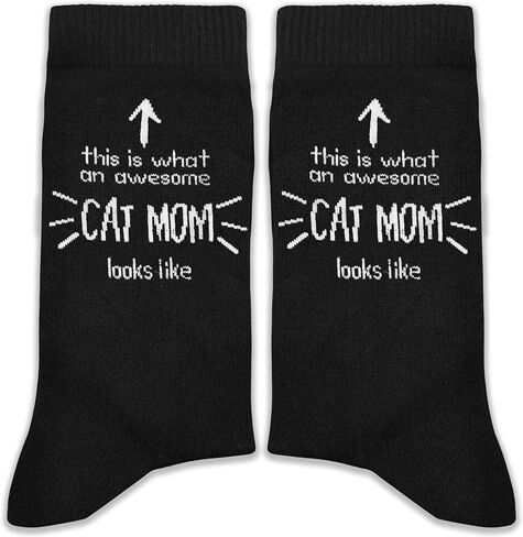 Funny Cat Dad Socks-This Is What An Awesome Cat Dad Looks Like-Novelty Socks. in Kuwait