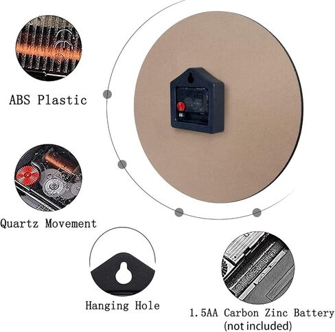 Ansouyi Round Wall Clock Battery Operated Clocks Wallclock 10 Inch, Starry Night and Black Cat Silent Non Ticking Wall Clock for Living Room,Kitchen,Home,Bathroom,Bedroom,Office or School in Saudi Arabia
