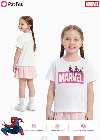 Disney Marvel Princess Frozen Stitch Minnie Girl Shirts Toddler Tee Cotton Short Sleeve Crewneck T-Shirt Summer Clothes 2-9Y in Kuwait