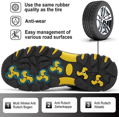 Steel Toe Shoes for Men Lightweight Comfortable Work Shoes Women Puncture Proof Safety Sneakers for Industrial Construction in Kuwait