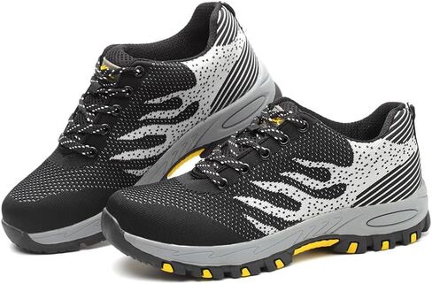 Steel Toe Shoes for Men Lightweight Comfortable Work Shoes Women Puncture Proof Safety Sneakers for Industrial Construction in Kuwait