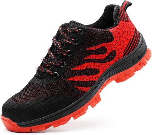 Steel Toe Shoes for Men Lightweight Comfortable Work Shoes Women Puncture Proof Safety Sneakers for Industrial Construction in Kuwait