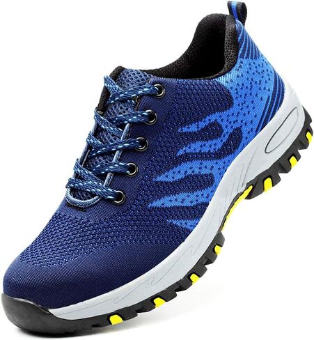 Steel Toe Shoes for Men Lightweight Comfortable Work Shoes Women Puncture Proof Safety Sneakers for Industrial Construction in Kuwait