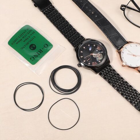 10 Pcs 0.9mm Waterproof O Ring Watch Gasket | Rubber Watch Seal Washers Watch Repair Tools for Watches Back Cover in Kuwait