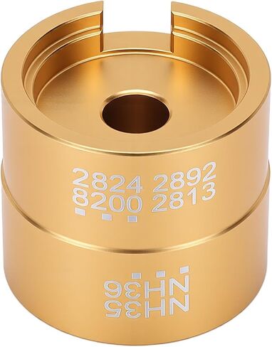 ZJchao Watch Movement Holder Base Professional Aluminum Alloy Watch Movement Repair Assembly Tool for 2824 2892 8200 2813 NH35 Movements Gold in Saudi Arabia