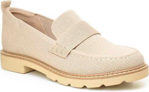 Women’s Knit Loafer ZAMI, Breathable Slip-On, Lightweight Lug Sole, Cushioned Closed Toe Casual Shoe in Kuwait