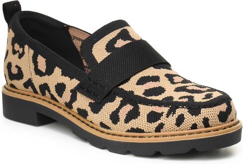 Women’s Knit Loafer ZAMI, Breathable Slip-On, Lightweight Lug Sole, Cushioned Closed Toe Casual Shoe in Kuwait