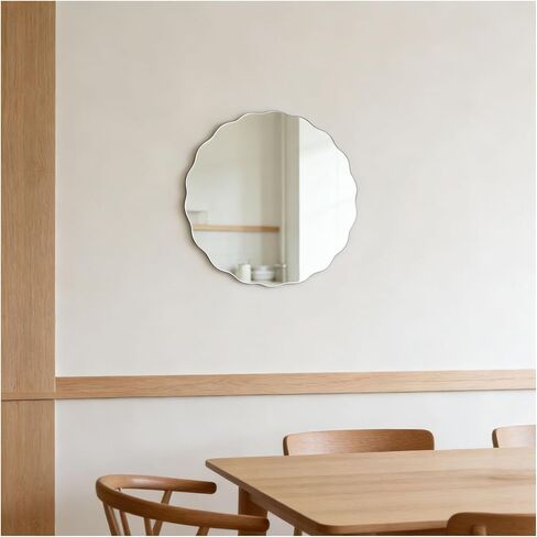 Pursuestar Bear Shaped Mirror for Wall Decor, 11" Acrylic Non-Glass and Shatterproof Flexible Plastic Mirror for Children's Room, Playroom, Bathroom, Bedroom, Living Room, Home Decor in Kuwait