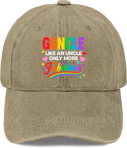 Guncle Like an Uncle Onlys More Fabulous. Hats for Men Trendy Washed Distressed in Kuwait