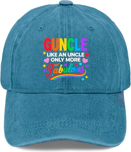 Guncle Like an Uncle Onlys More Fabulous. Hats for Men Trendy Washed Distressed in Kuwait