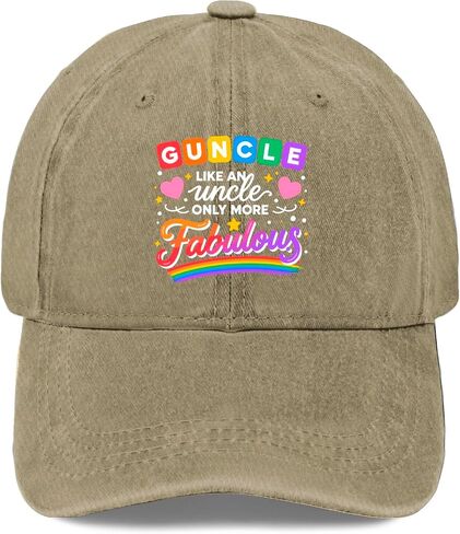 Guncle Like an Uncle Onlys More Fabulous. Hat for Womens Trendy Washed in Kuwait