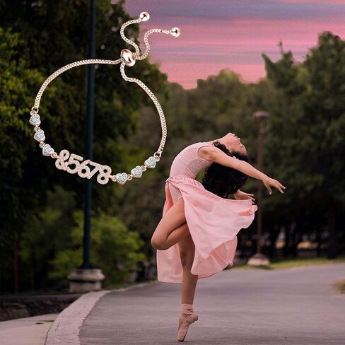 MAOFAED Dance Teacher Gift Dancer Gift Dancing Lover Gifts &5678 Bracelet Dancing Team Gifts Dancer Jewelry (5678 copper br RG) in Kuwait