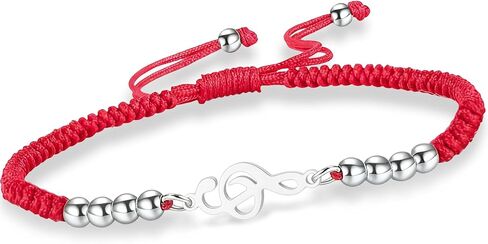 VASSAGO Musical Note Bracelet for Women Men Music Note Handmade Adjustable Braided Rope String Charms Bracelet Music Jewelry Gifts for Musician Musical Lover Teacher in Kuwait
