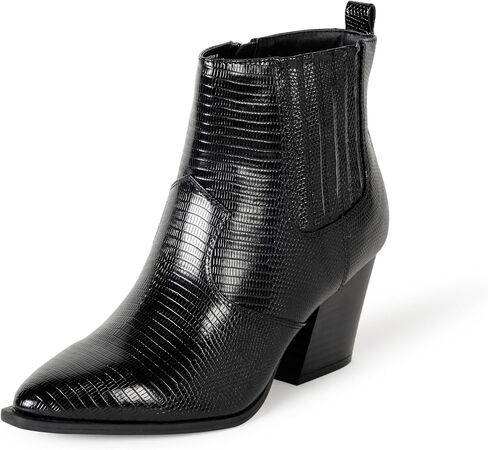 The Drop Women's Sia Pointed-Toe Western Ankle Boot in Kuwait