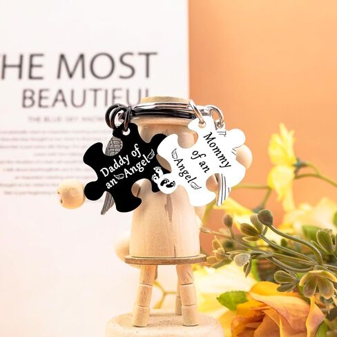 Miscarriage Gifts for Mothers Dad Loss Of Baby Sympathy Gifts for Mommy Daddy Memorial Keychain for Loss Loved Ones Miscarriage Comfort Gift Ideas Lost Baby Memorial Angel Keychain in Kuwait