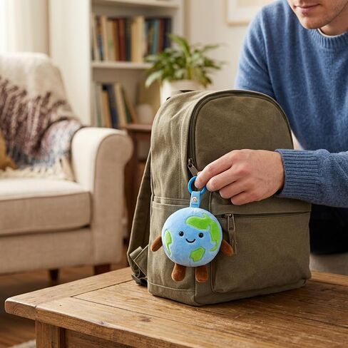 2PCS Globe Keychain, Earth Keychain, Mini Earth Design, Compact and Portable for Everyday Carry, Ideal for Travel Enthusiasts and Geography Lovers, Premium Construction in Saudi Arabia