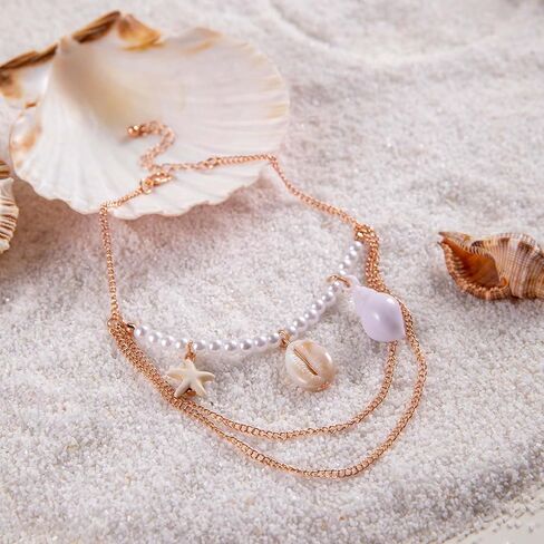 Shell Arm Cuff Adjustable Upper Arm Cuff Bracelet Gold Boho Summer Beach Armcuff Vocation Jewelry in Saudi Arabia