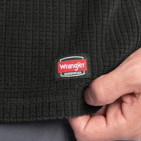 Wrangler Men's Fleece Pullover Henley Hoodie Sweatshirt in Kuwait