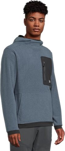 Mountain Hardwear Men's First Tracks™ Fleece Pullover Hoody Montauk Blue Heather Large in Kuwait