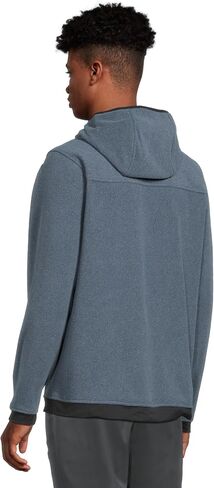Mountain Hardwear Men's First Tracks™ Fleece Pullover Hoody Montauk Blue Heather Large in Kuwait