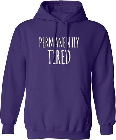 zerogravitee Permanently Tired Adult Hooded Sweatshirt in Kuwait