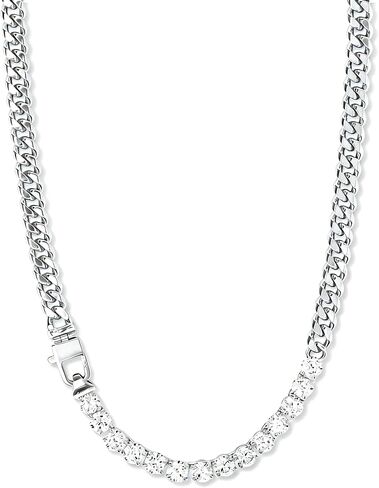 Chunky Gold Chain Necklaces for Women, Cuban Link Tennis Necklace Gold Plated with 14 Simulated Diamond CZ Thick Chain Luxury Jewelry for Women, Mom,Birthday in Saudi Arabia