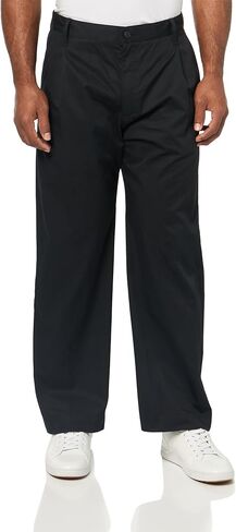 HUGO Men's Wide Leg Cotton Trousers in Kuwait