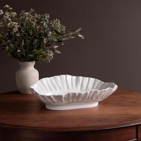 Beatriz Ball VIDA Bloom Large Oval Bowl (White) in Saudi Arabia