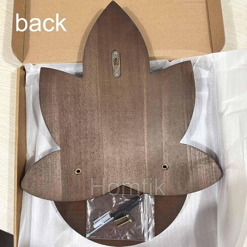 Small Carved Lotus Flower Wooden Floating Wall Shelf, Boho Zen Spiritual Home Decor for Office, Living Room, Bedroom, Yoga & Meditation Space in Kuwait