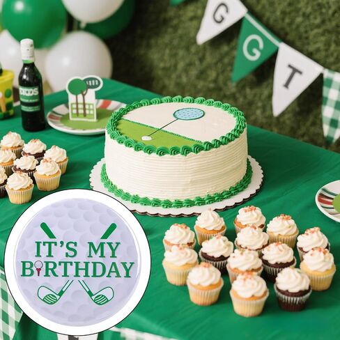 Its My Birthday Pin, 5.8cm/2.3in Golf Theme Happy Birthday Button Round Badge for Men Women Kids Adults Celebration Party Favor Decoration & Gift Supplies in Kuwait
