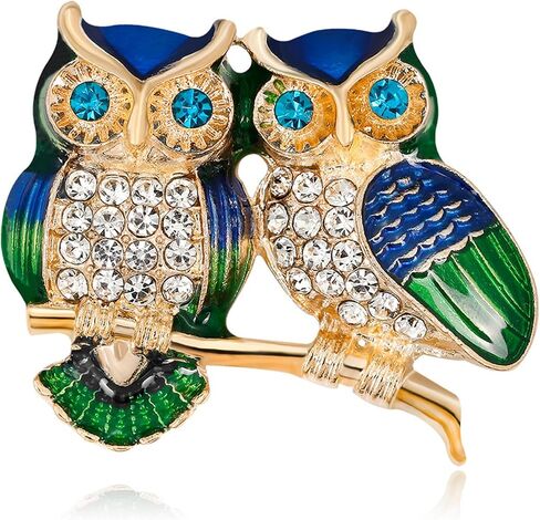 Women Brooches Insect Themed Brooch Animal Pin Crystal Vintage Brooch Retro Pin for Women Girls Mother's Day Gifts in Kuwait