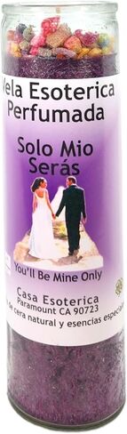 You Will BE Mine ONLY-Palm Wax Spiritual Intention Spell Candle-[Purple] | Vela CASA ESOTERICA PERFUMADA- (Solo MIO SERAS) in Kuwait