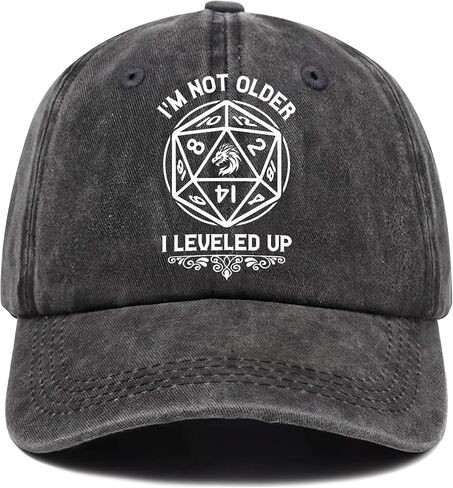 DND Hat for Men Women, Father's Day Birthday DND Gifts for DND Lovers - Adjustable Baseball Cap in Saudi Arabia