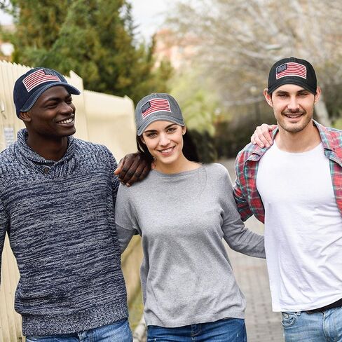 Haysandy 4 Pieces 250 Anniversary USA Hats American Baseball Caps 4th of July Embroidered USA Patriotic Pride Hats Adjustable Washed Cotton Baseball Cap for Men Women in Kuwait
