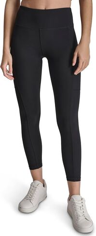 DKNY Women's High Waist 7/8 Cargo Pocket Compression Legging in Saudi Arabia