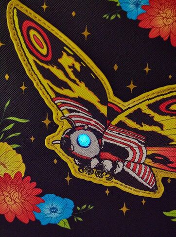 حقيبة ظهر صغيرة من Loungefly Godzilla Mothra - BoxLunch حصريًا باللون الأسود in Kuwait