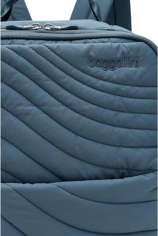 Baggallini Women's Set Wave Backpack, Mist Wave Puff, One Size in Kuwait
