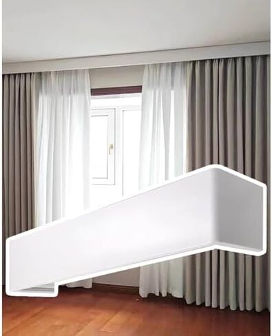 Extra Long Curtain Track Cover - Custom Blackout Drapes Rail for Pelmet Panels, 10.5cm (4.1"), 6m (19.7ft) - Durable Curtain Rod System for Home Décor in Kuwait