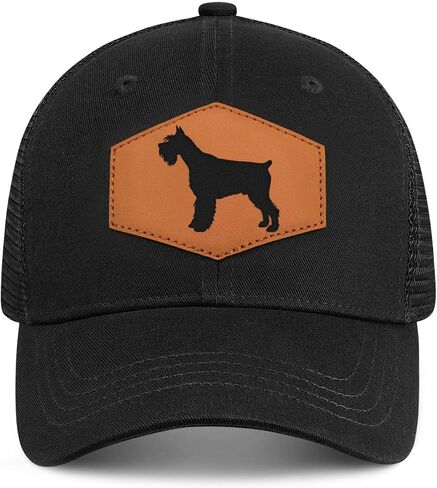 Miniature Schnauzer Baseball Cap for Dog Lovers,Adjustable Baseball Hats for Men Women Black in Saudi Arabia