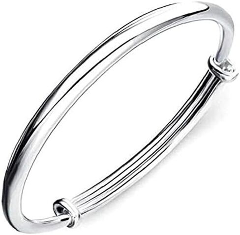 Simple Style Sterling Silver Bangle Women Gift Bracelets Bangles Durability and professional in Kuwait