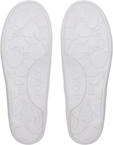 Roxy Women's Bayshore Plus Sneaker, White Canvas, 12 in Kuwait