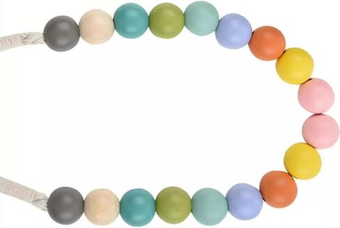 FMURY 2 Wooden Bead Curtain Tie Back Window Tie Curtain Holder Clip Home Dorm Decoration Hanging Ball Buckle in Saudi Arabia