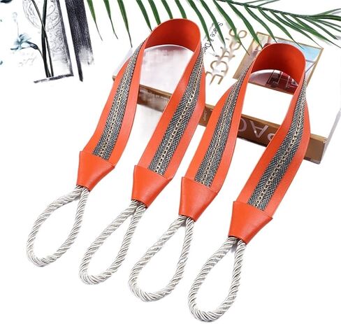 FMURY Leather Curtain Tie Curtain Buckle Home Tie Buckle Decorative Tie Tie Tie Rope Accessories(E) in Saudi Arabia