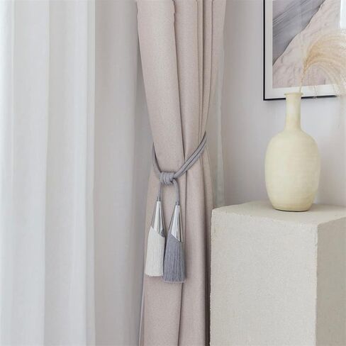 FMURY Curtain Rope Tie Tie Tie Pair Curtain Rope Accessories Tie Curtain Buckle Tie Rope Hanging Ball Tassel in Saudi Arabia