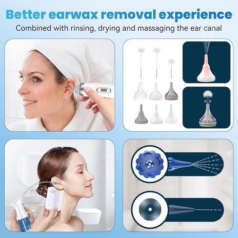 Ear Dryer - Rechargeable Ear Water Remover - Manual Ear Irrigation Flushing System in Saudi Arabia