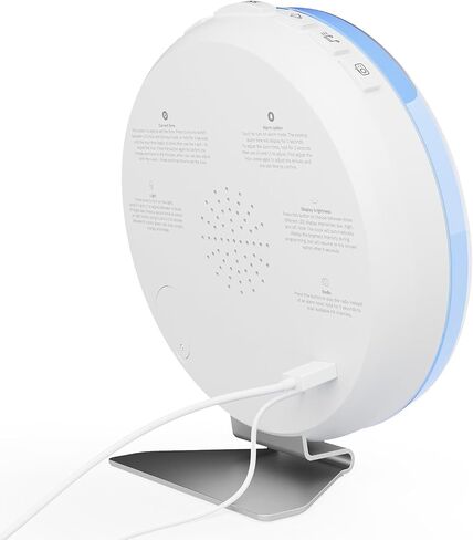 hOmeLabs Sunrise Alarm Clock - Digital LED Clock with 6 Color Switch and FM Radio for Bedrooms - Multiple Nature Sounds Sunset Simulation & Touch Control - With Snooze Function for Heavy Sleepers in Saudi Arabia