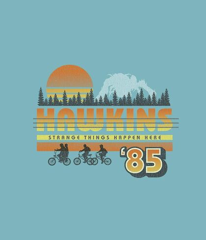 Stranger Things للنساء من Hawkins Vintage Sunsnet in Kuwait