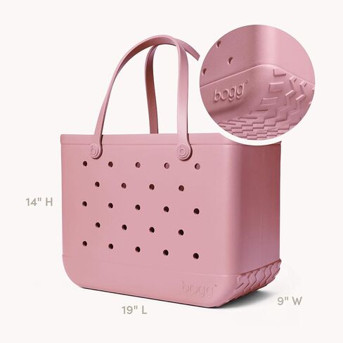 BOGG BAG Original, Large Tote (Blushing) + Bevy Beverage Holder & Call Me Phone Holder (For Shore White) – Durable, Washable, Tip-proof – Beach, Pool, Boat, Work, Sports in Saudi Arabia