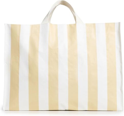 SunnyLife Women's Carryall Beach Bag, Butternut Stripe, One Size in Kuwait