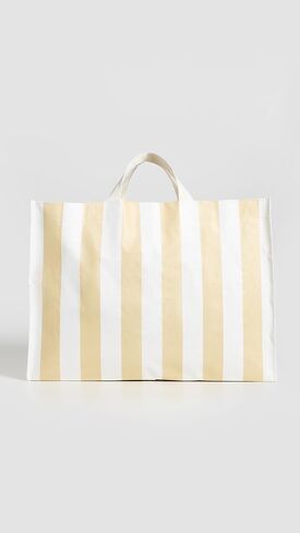 SunnyLife Women's Carryall Beach Bag, Butternut Stripe, One Size in Kuwait